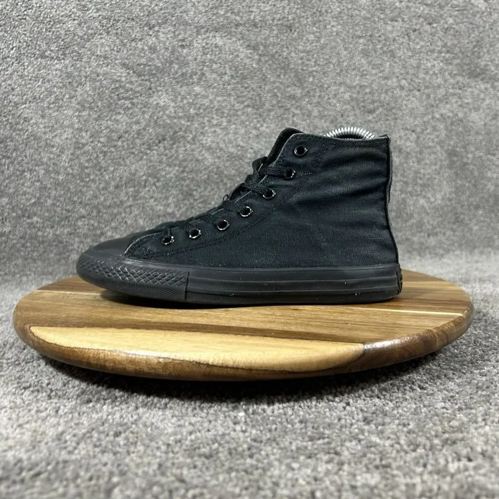 Converse Chuck Taylor All Star Hi 3S121 Kids Size 2 Black Athletic Shoes Used